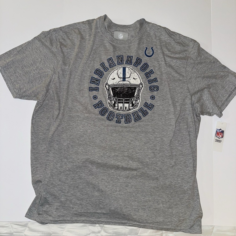 Men's 3XL NFL Team Apparel Indianapolis Colts NFL Shirt Gray Football - Picture 1 of 4
